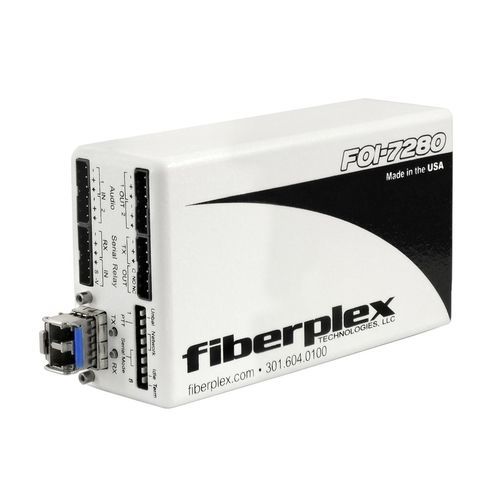 Ricetrasmettitore per fibra ottica - FOI-7280 - FiberPlex Technologies, LLC - bidirezionale / analogico