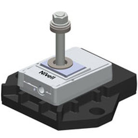 Cuneo di livellamento regolabile - GN35+TK8+AP10x10 - NIVELL - con asta filettata con bulloni / di precisione