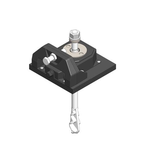 Cuneo di livellamento regolabile - DK-2 M20 x 400 SA - NIVELL - con asta filettata con bulloni / di precisione