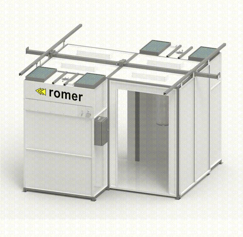 Cabina di verniciatura chiusa - KP series - ROMER P.P. - per pezzi di ricambio / automatica / manuale