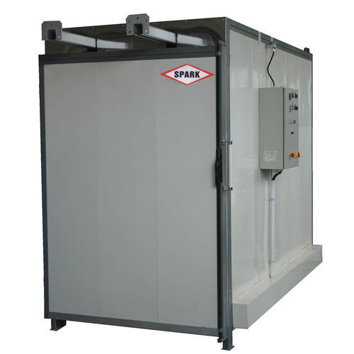 Forno a carrello - S series - ROMER P.P. - a circolazione d'aria / per alte temperature / antideflagrante