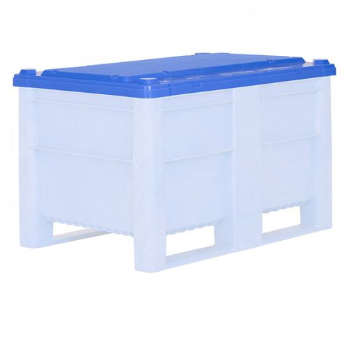 Cassa-pallet in plastica - D800 - MI Mailbox International GmbH - per movimentazione / per prodotti sfusi / con coperchio