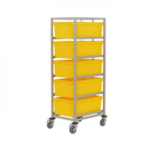 Carrello da trasporto - H2015  - MI Mailbox International GmbH - di stoccaggio / in acciaio / 5 livelli