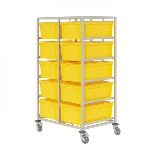 Carrello per contenitori Euro - H20110 - MI Mailbox International GmbH - da trasporto / di stoccaggio / in acciaio