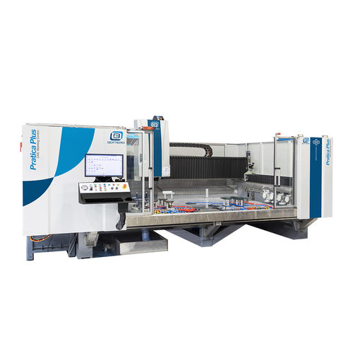 Centro di lavoro CNC 3-4 assi - PRATICA PLUS - Bottero - verticale / per vetro / di fresatura