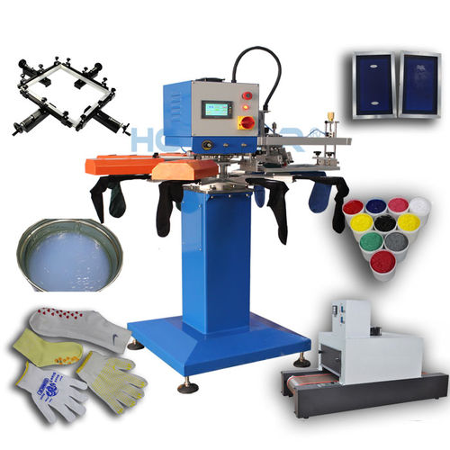 Macchina serigrafica per calzini - GW-100TRS-F8 - Dongguan Hoystar Printing Machinery Co.,Ltd - automatica / monocromatica / per etichette
