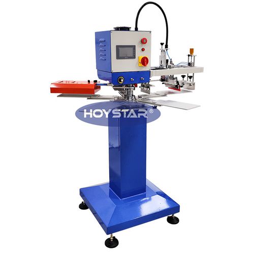 Macchina serigrafica automatica - GW-100TRS - Dongguan Hoystar Printing Machinery Co.,Ltd - semiautomatica / per tessili / per etichette