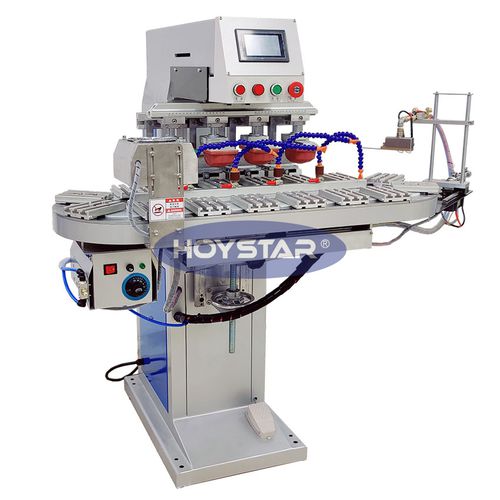 Macchina tampografica a calamaio chiuso - GW-P4/C-F - Dongguan Hoystar Printing Machinery Co.,Ltd - a 4 colori / rotativa