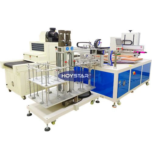 Macchina serigrafica automatica - GW-PL-A - Dongguan Hoystar Printing Machinery Co.,Ltd - completamente automatica / per piani da taglio / con touch screen