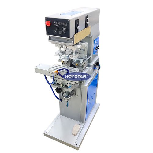 Macchina tampografica a calamaio chiuso - GW-P2S-CP - Dongguan Hoystar Printing Machinery Co.,Ltd - a 2 colori / pneumatica