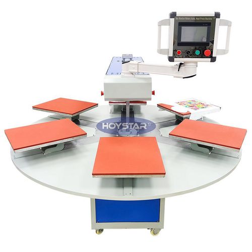 Pressa per stampa a trasferimento termico - GW-HP - Dongguan Hoystar Printing Machinery Co.,Ltd - per tessili / a colori / automatica