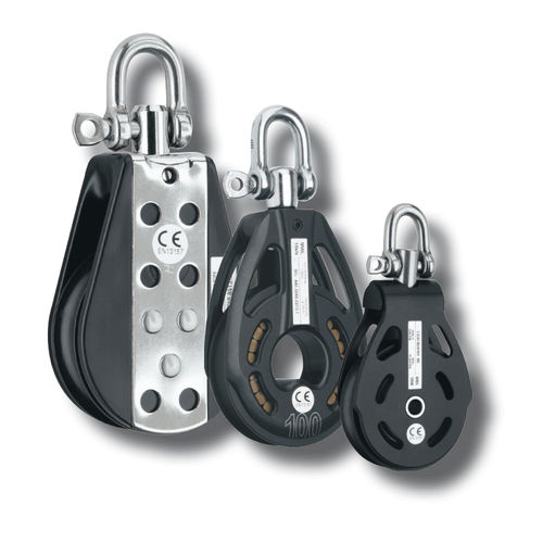 Puleggia di sollevamento girevole - EN13157, 4kN - 22.5kN - Harken Industrial - per cavo / con grillo