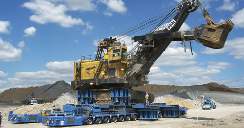 Piattaforma di carico - Lampson crane - mobile / per attrezzature pesanti / porta-operatore