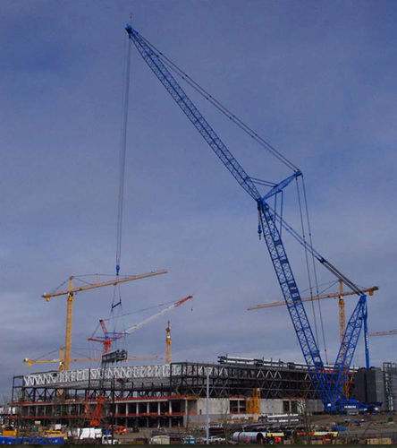 Gru cingolata - TRANSI-LIFT® 2600 - Lampson crane - tralicciata / per cantiere / per applicazioni pesanti