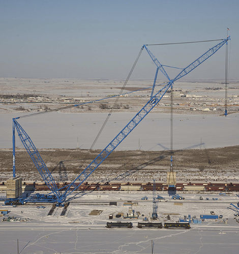 Gru cingolata - Transi-Lift® LTL-500  - Lampson crane - tralicciata / per cantiere / di sollevamento