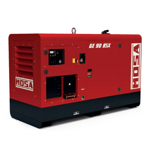Gruppo elettrogeno diesel - GE 90 BSX - MOSA - trifase / stazionario / 50 Hz