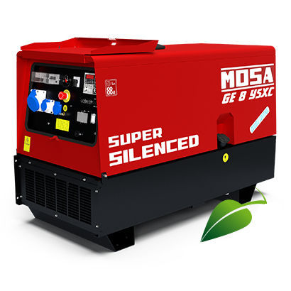 Gruppo elettrogeno diesel - GE 8 YSXC - MOSA - monofase / stazionario / 50 Hz