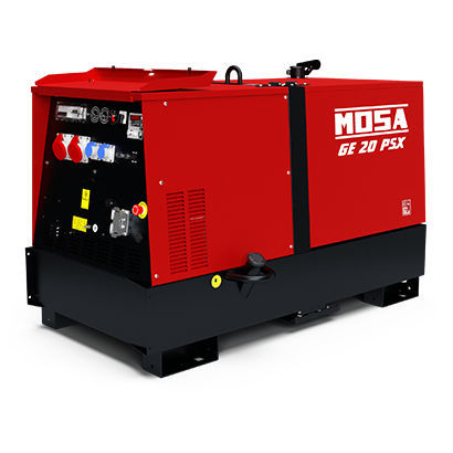Gruppo elettrogeno diesel - GE 20 PSX - MOSA - trifase / monofase / stazionario