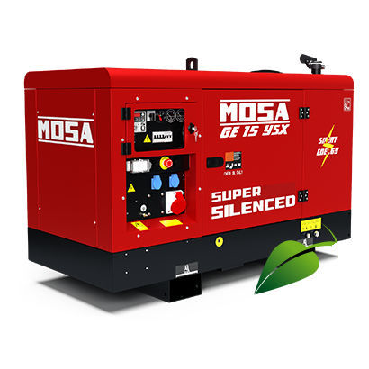Gruppo elettrogeno diesel - GE 15 YSX - MOSA - trifase / monofase / stazionario
