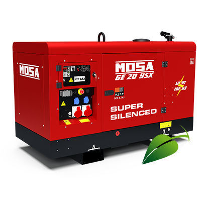 Gruppo elettrogeno diesel - GE 20 YSX - MOSA - trifase / monofase / stazionario