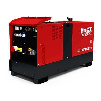 Gruppo elettrogeno diesel - GE 55 PS - MOSA - trifase / monofase / stazionario