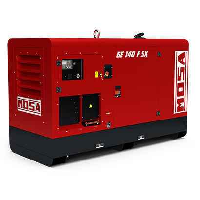Gruppo elettrogeno diesel - GE 140 FSX - MOSA - trifase / stazionario / 50 Hz