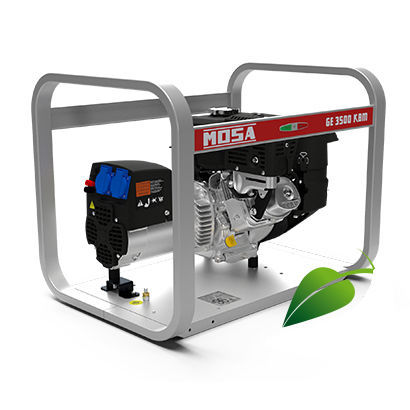 Gruppo elettrogeno diesel - GE 3500 KBM - MOSA - monofase / stazionario / 50 Hz