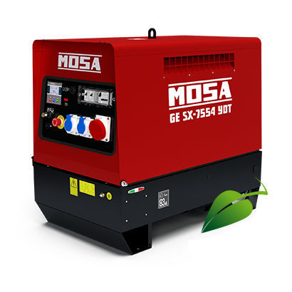 Gruppo elettrogeno diesel - GE SX-7554 YDT - MOSA - trifase / monofase / portatile