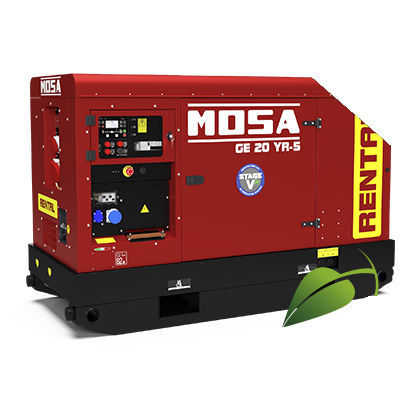 Gruppo elettrogeno diesel - GE 20 YR-5 - MOSA - trifase / stazionario / 50 Hz