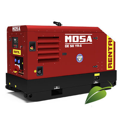 Gruppo elettrogeno diesel - GE 50 YR-5 - MOSA - trifase / stazionario / 50 Hz