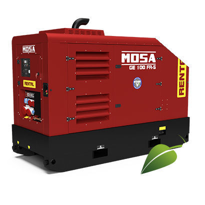 Gruppo elettrogeno diesel - GE 100 FR-5 - MOSA - trifase / stazionario / 50 Hz