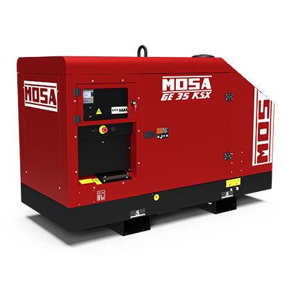 Gruppo elettrogeno diesel - GE 35 KSX - MOSA - trifase / monofase / stazionario