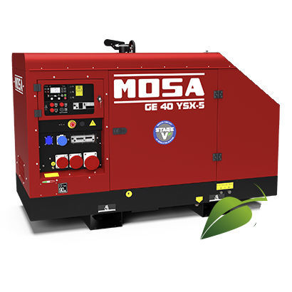 Gruppo elettrogeno diesel - GE 40 YSX-5 - MOSA - trifase / stazionario / 50 Hz