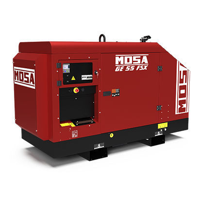 Gruppo elettrogeno diesel - GE 55 FSX - MOSA - trifase / stazionario / 50 Hz