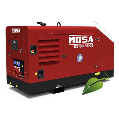 Gruppo elettrogeno diesel - GE 60 FSX-5 - MOSA - trifase / stazionario / 50 Hz