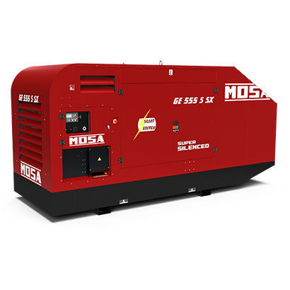 Gruppo elettrogeno diesel - GE 555 SSX - MOSA - trifase / stazionario / 50 Hz
