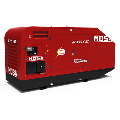 Gruppo elettrogeno diesel - GE 455 SSX - MOSA - trifase / stazionario / 50 Hz
