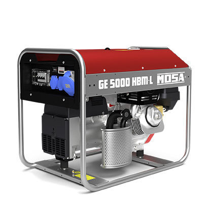 Gruppo elettrogeno monofase - GE 5000 HBM-L - MOSA - portatile / 50 Hz / con raffreddamento ad aria