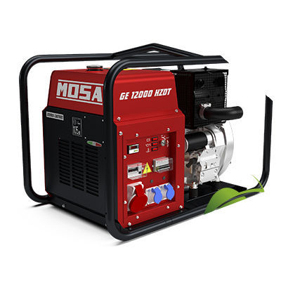 Gruppo elettrogeno diesel - GE 12000 HZDT - MOSA - monofase / portatile / 50 Hz