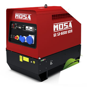 Gruppo elettrogeno diesel - GE SX-6000 YDM - MOSA - monofase / stazionario / 50 Hz