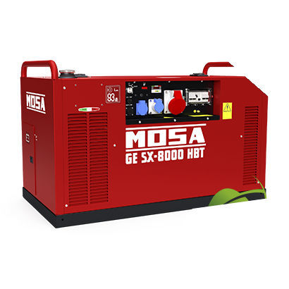 Gruppo elettrogeno diesel - GE SX-8000 HBT - MOSA - trifase / monofase / portatile