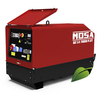 Gruppo elettrogeno diesel - GE SX-11000 KDT - MOSA - trifase / monofase / portatile