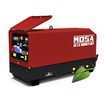Gruppo elettrogeno diesel - GE SX-16000 KDM - MOSA - monofase / stazionario / 50 Hz