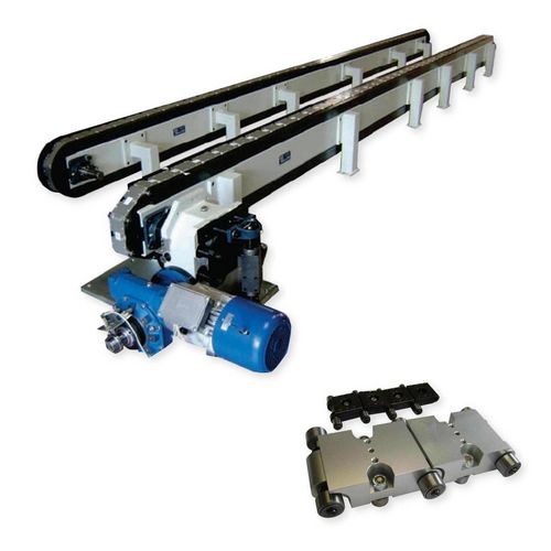 Trasportatore a piastre - PLC series - ITALPLANT - orizzontale / da trasporto / modulare