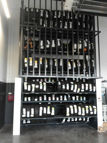 Magazzino rotante verticale - SYSTEO INDUSTRIE S.A.S - per pneumatici / per scatola / cremagliera