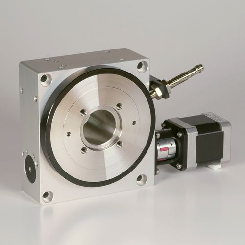 Tavola rotante con motore passo-passo - MDT360110-SG-I40-AK-B - MM Engineering GmbH - orizzontale / verticale / inclinabile