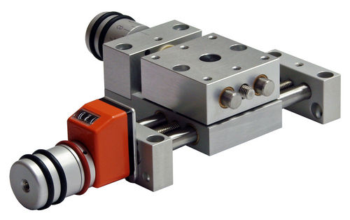 Tavola di posizionamento lineare - KT4808-KL-PA-PT1408 - MM Engineering GmbH - manuale / 2 assi / con indicatore di posizione