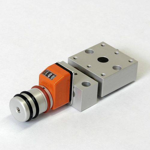 Tavola di posizionamento lineare - PT1408-PA / PT2512-PA - MM Engineering GmbH - manuale / monoassiale / con indicatore di posizione