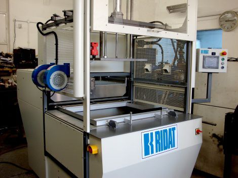 Formatrice per vaschette - 4030SA  - RIDAT - per plastica / sottovuoto / semiautomatica