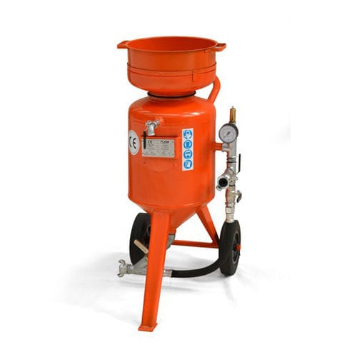 Sabbiatrice manuale - CB24 series - C.B. SABBIATRICI S.R.L. - a pressione / mobile / per trattamento di superficie